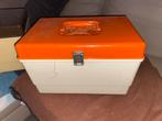 Curver retro naaibox oranje / creme, Ophalen of Verzenden, Overige typen