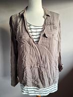 Nieuwe aparte bruine stretch top van Cecil, maat M, Kleding | Dames, Tops, Maat 38/40 (M), Bruin, Nieuw, Ophalen of Verzenden