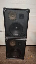 LEM Luidsprekers - 250W Continu, 500W Program - 8 Ohm, Gebruikt, Overige typen, 120 watt of meer, Ophalen