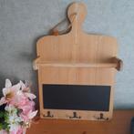 Keukenrol houder met krijtbord en haakjes, Huis en Inrichting, Ophalen of Verzenden