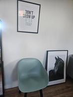 Groene Kuipstoel met Houten Poten - Kindermeubel, Hout, Gebruikt, Overige kleuren, Ophalen of Verzenden