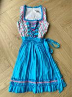 Dirndl blauw-roze, mt 38, merk Country Lady, NIEUW, Maat 38/40 (M), Nieuw, Ophalen of Verzenden, Overige thema's