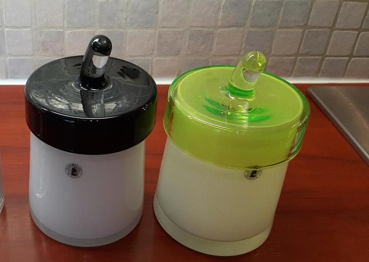 Glazen snoep Voorraadpotjes - Set van 2, Huis en Inrichting, Keuken | Keukenbenodigdheden, Zo goed als nieuw, Ophalen