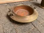 Kastanje pof schaal koper, Antiek en Kunst, Ophalen, Koper