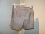 Marccain suede leer korte short licht bruin Prima staat N2/S, Verzenden, Zo goed als nieuw, Maat 36 (S), Marccain