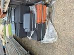 vlakke antraciet dakpan 260 st en 4st vorsten, Steen of Klei, Nieuw, Ophalen of Verzenden, 15 m² of meer
