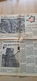 Krant Geertruidenberg 775 jaar stad, Ophalen of Verzenden, 1980 tot heden, Nederland, Krant
