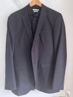 Mooi zwart pak met overhemd, slim fit, maat 52., Maat 52/54 (L), Zwart, Ophalen of Verzenden, Zo goed als nieuw