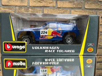 VOLKSWAGEN RACE REDBULL TOUAREG SABY #224 1:18 BbURAGO beschikbaar voor biedingen