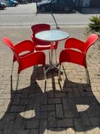 Terras, Tuin, Bar, Bistro, mancave set tafel met stoelen., Tuin en Terras, Ophalen, Zo goed als nieuw