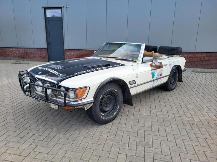 Mercedes-Benz 350 SL CABRIO AUTOMAAT WIT 1972, Auto's, Mercedes-Benz, Particulier, Te koop, SL, Benzine, Overige carrosserieën