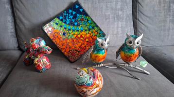 Diverse decoratieve woonaccessoires  beschikbaar voor biedingen