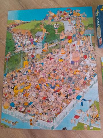 Jan van Haasteren "Fun around the pool". Compleet beschikbaar voor biedingen