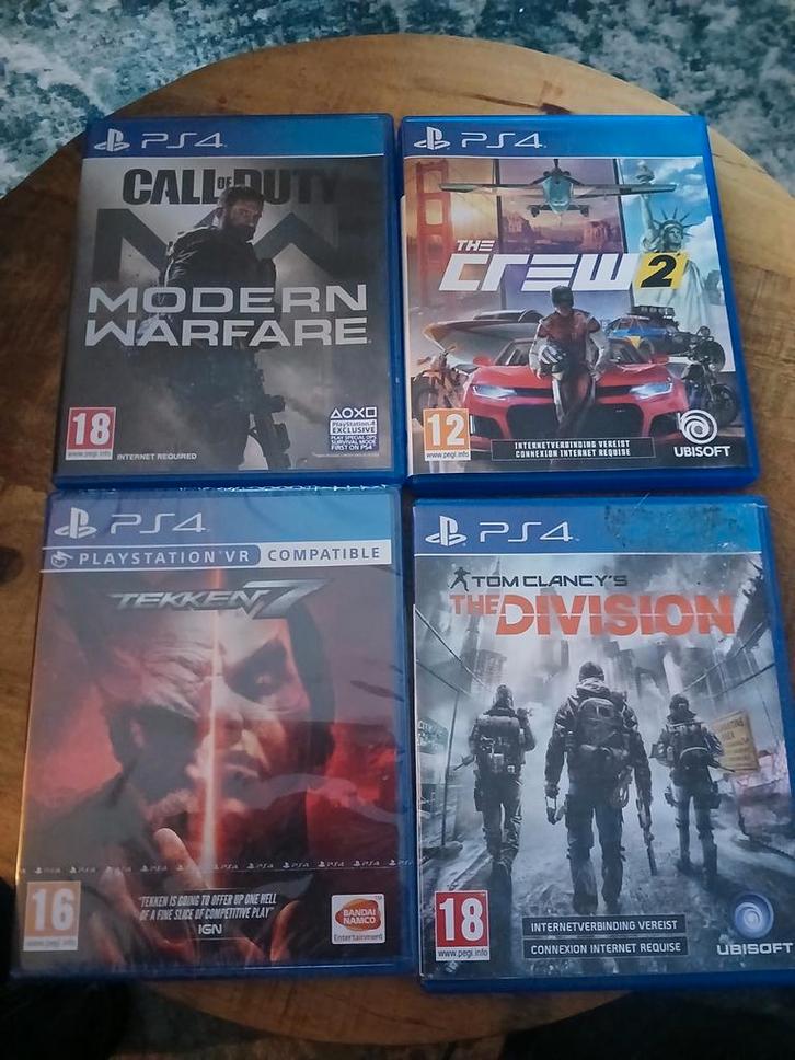 PS4 Games - Call of Duty, The Crew, Tekken, Division, Spelcomputers en Games, Games | Sony PlayStation Vita, Gebruikt, Shooter