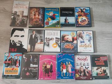 Leuke dvd verzameling 15 stuks - Nederlands, actie, humor  beschikbaar voor biedingen