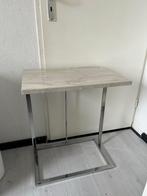 Marmar bijzettafel, Huis en Inrichting, Tafels | Sidetables, Ophalen, Overige materialen, Gebruikt, 50 tot 100 cm