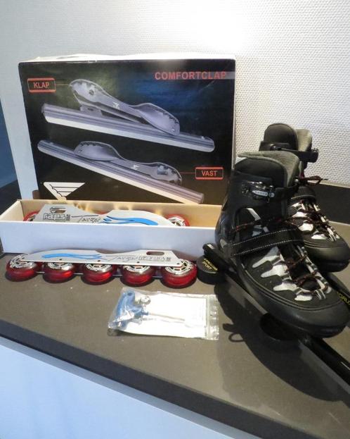 Zandstra skeelers /klapschaatsen ZGAN maat 43 / 44, Sport en Fitness, Skeelers, Nieuw, Inline skates 5 wielen, Overige merken