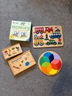 Houten speelgoed set voor 3-4 jarigen, Ophalen of Verzenden, Gebruikt, Puzzelen