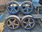 17" Mitsubishi Ralliart velgen - 4x100 - ET40 - All season, Auto-onderdelen, Banden en Velgen, Ophalen, Gebruikt, Banden en Velgen