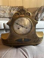 Oude Pendule Klok Messing Brons, Antiek en Kunst, Antiek | Klokken, Ophalen