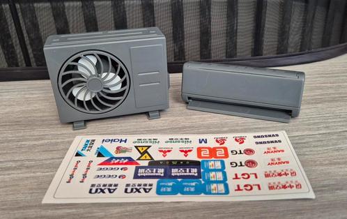 Poppenhuis Airco Set 1:12 - Nieuw, Verzamelen, Poppenhuizen en Toebehoren, Nieuw, Ophalen of Verzenden