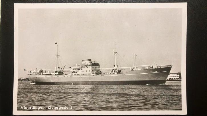 Vlaardingen restaurant Maasgezicht RIJEKA 1950, Verzamelen, Ansichtkaarten | Nederland, Ophalen of Verzenden