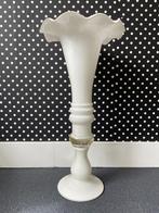 Vaas GROOT eyecatcher glas wit 55cm !, Ophalen, 50 tot 75 cm, Wit, Glas