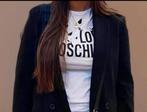 Love Moschino shirt wit maat 38 (s/m), Kleding | Dames, Maat 38/40 (M), Wit, Ophalen of Verzenden, Zo goed als nieuw
