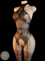 Romantische Nylon Bodystocking - Nieuw, Kleding | Dames, By Jo, Verzenden, Zwart, Body of Korset