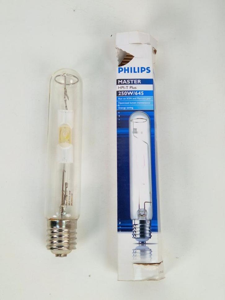 20 x Philips Master HPI-T Plus 250W 645 E40 lampen lamp, Huis en Inrichting, Lampen | Losse lampen, Nieuw, Halogeen (gloei)lamp
