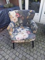 leuke stoffen fauteuil, Ophalen, Hout, Gebruikt, 75 tot 100 cm