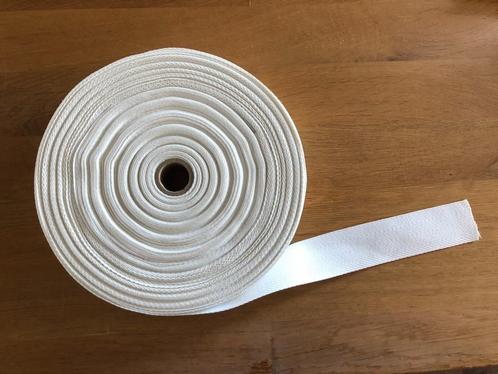 Stevig soepel band biesband gordijnband 40 mm crème wit, Hobby en Vrije tijd, Naaien en Fournituren, Nieuw, Lint, Band of Elastiek