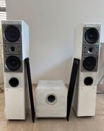 Pioneer S-H310V-W & Jamo Subwoofer Set, Audio, Tv en Foto, Luidsprekers, Ophalen of Verzenden, Gebruikt, 60 tot 120 watt, Front, Rear of Stereo speakers