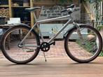 Unieke kaal aluminium commuter MTB stadsfiets, terugtraprem, Heren, 45 tot 49 cm, Zo goed als nieuw, Ophalen