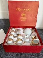 17 delige servies set golden plated, Antiek en Kunst, Ophalen