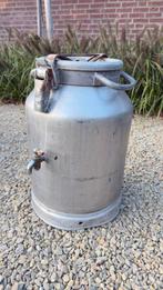 Oude Grote Aluminium Melkbus, Antiek en Kunst, Ophalen