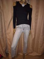 Prachtige spijkerbroek van claudia Sträter maat 34 zgan, Blauw, Ophalen of Verzenden, Zo goed als nieuw, W27 (confectie 34) of kleiner