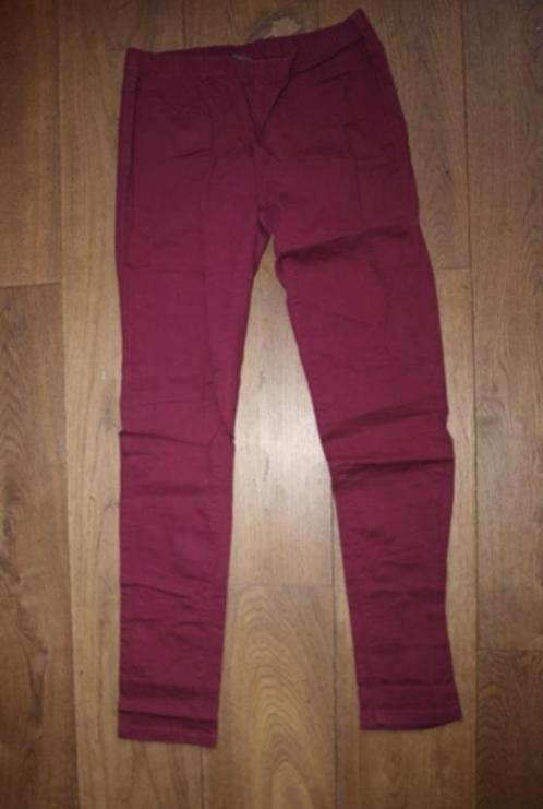 Bordeaux Rode Tregging Pieces (L-XL), Kleding | Dames, Broeken en Pantalons, Gedragen, Maat 42/44 (L), Rood, Lang, Ophalen of Verzenden