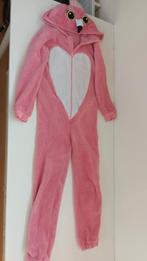 Onesie huispak flamingo roze 134 140, Ophalen of Verzenden, Zo goed als nieuw