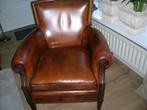 leren fauteuil, Huis en Inrichting, Fauteuils, Ophalen, Gebruikt, 50 tot 75 cm, Leer