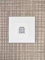 Mini etsje Mauritshuis Den Haag, 10x10 cm, Minder dan 50 cm, Oorspronkelijke maker, Nieuw, Ophalen of Verzenden
