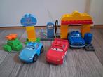 Lego Duplo Cars 2 Ville Flo's Cafe set 5815, Ophalen of Verzenden, Gebruikt, Complete set, Duplo