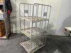 handige rolcontainer met schapjes, 100 liter of meer, Ophalen, Gebruikt, Transportkar