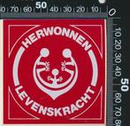 Sticker: Herwonnen Levenskracht, Verzamelen, Ophalen of Verzenden, Zo goed als nieuw, Bedrijf of Vereniging