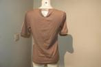 Marccain shirt zijde voorkant knoop onderkant print N4/40, Maat 38/40 (M), Overige kleuren, Verzenden, Korte mouw