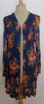 Leuk donkerblauw bloemen print vest/top! XL, Maat 46/48 (XL) of groter, Zo goed als nieuw, Lange mouw, Verzenden