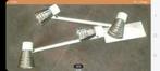 Halogeenlamp plafond met 4 spots, Ophalen of Verzenden, Zo goed als nieuw