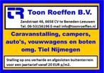 Stalling voor caravan en camper  omg. Tiel / Nijmegen buiten, Caravans en Kamperen