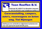 Stalling voor caravan en camper  omg. Tiel / Nijmegen buiten