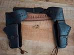 Oude lederen holster western, Ophalen of Verzenden, Overige soorten, Overige gebieden, Overige typen